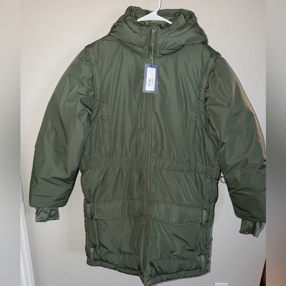Universal Thread Green Puffer Jacket